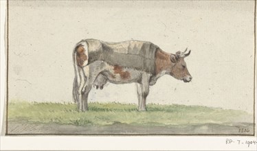 Standing cow, to the right, 1816. Creator: Jean Bernard.