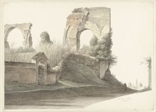 Nero's Aqueduct in Rome, c.1809-c.1812. Creator: Josephus Augustus Knip.