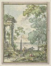 Landscape, 1752-1819. Creators: Juriaan Andriessen, Isaac de Moucheron.