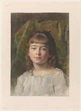 Portrait of an unknown girl, 1865-1892. Creator: Nicolaes van der Waay.
