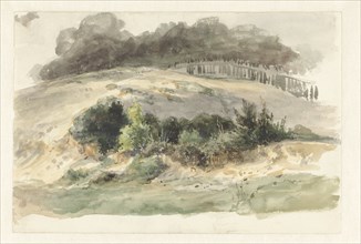 Hilly landscape, 1825-1873. Creator: Pierre Louis Dubourcq.