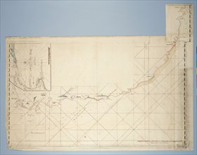 Map of the Coast from Saldanha Bay to Richard’s Bay, with a detailed map of Mossel..., c.1777-1778. Creators: Robert Jacob Gordon, Johannes Schumacher.