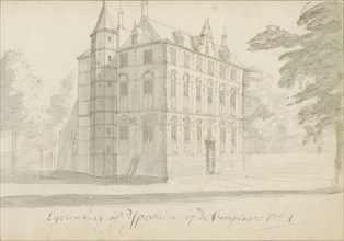 Ypestein Castle in Heiloo, 1724. Creator: Abraham Meyling.