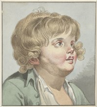 Boy's head, three -quarters to the right, 1745-1850. Creator: Anon.