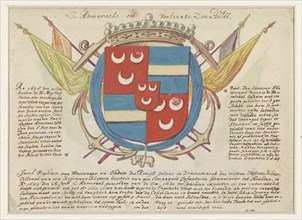 Coat of arms, 1665-1699. Creator: Anon.
