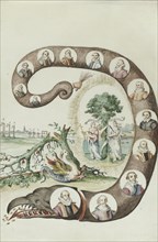 The Arminian Serpent, 1710-1720. Creator: Anon.