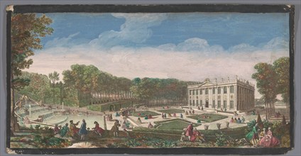 View of the small ground floor of the garden of the Château de Marly, 1700-1799. Creators: Anon, Jacques Rigaud.