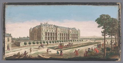 View of the Château de Madrid in Paris, 1700-1799. Creators: Anon, Jacques Rigaud.