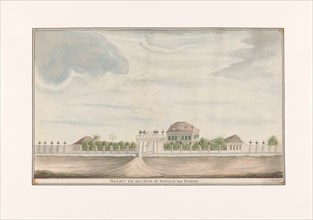 View of the House at Simpang van Vooren, 1809.  Creator: C. Coolen.