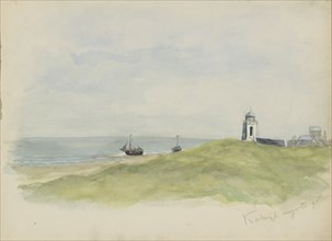 Coast at Katwijk, 1895. Creator: Christiaan Huidekoper.