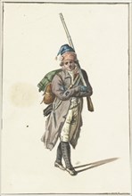 Soldier, 1758-1805. Creator: Dirk Langendijk.