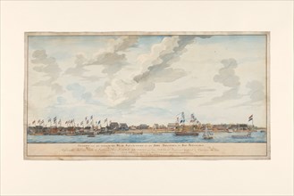 View of the city of Paramaribo and Fort Zeelandia, 1772. Creator: Frederik Jägerschiöld.