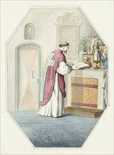 Priest at an altar, 1657. Creator: Gesina ter Borch.
