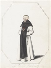 Monk with rosary beads, 1657.  Creator: Gesina ter Borch.