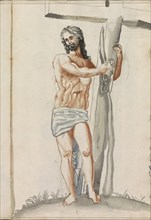 Christ carries the cross, 1696. Creator: Hendrick van Beaumont.