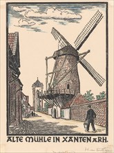 Mill in Xanten, 1871-1918. Creator: Henriëtte van Hove.