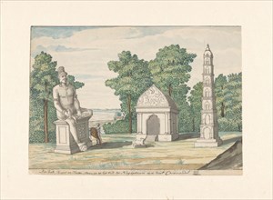 Shrine at Negapatnam on the coast of Coromandel, 1785. Creator: Jan Brandes.