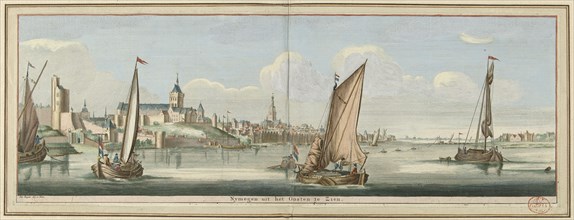 View of Nijmegen from the East, 1738. Creator: Jan de Ruyter.