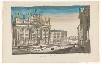 View of the Church Saint John Lateran in Rome, 1745-1775. Creator: Anon.