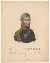 Portrait of Ludwig von Bastell, 1783-1844. Creator: Johann Friedrich August Clar.