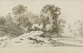 House in a landscape, 1783. Creator: Johannes Huibert Prins.