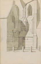 Side view of the Grote Kerk in Hoorn, c.1783-c.1797. Creator: Johannes Huibert Prins.