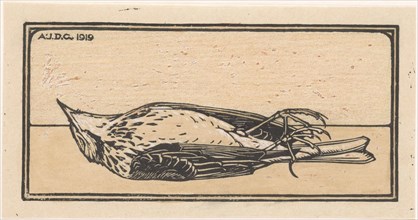 Dead bird, 1919. Creator: Julie de Graag.