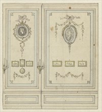 Design for part of a wall painting for the Van Hasselt side room, c.1752-c.1819.  Creator: Juriaan Andriessen.