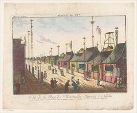 View of a street in Nanking, 1755-1779. Creator: Franz Xavier Habermann.