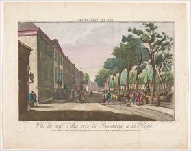 View of Nieuwe Uitleg in The Hague, 1755-1779. Creator: Johann Friedrich Leizelt.