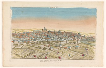 View of the city of Rome, 1759-c.1796. Creators: Louis-Joseph Mondhare, Anon.