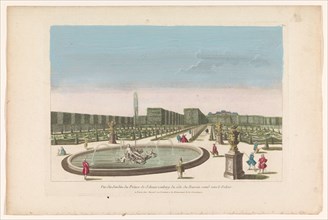 View of the fountain of the garden of the Palais Schwarzenberg in the vicinity..., 1700-1799. Creator: Anon.