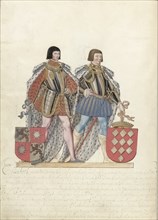 Jan van Luxembourg and Antoon van Lalaing, c.1600-c.1625. Creator: Nicolaes de Kemp.