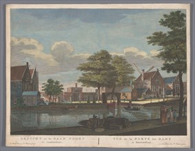 View of the Raampoort in Amsterdam, 1766. Creator: Caspar Jacobsz Philips.