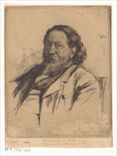 Portrait of Jacob Maris, c.1890. Creator: Pieter de Josselin de Jong.