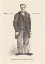 Standing man in overcoat, 1878-1917. Creator: Theo van Hoytema.