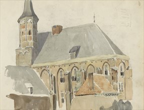 Exterior of a church, 1822-1893. Creator: Willem Troost II.