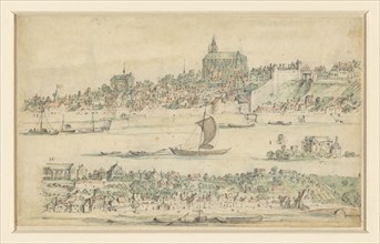City on the Loire, 1600-1650. Creator: Anon.
