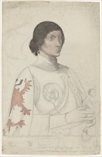 Study after the portrait of a lord of Naaldwijk, 1869-1925. Creator: Antoon Derkinderen.