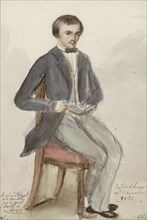Portrait of Helion de Lucay, 1853. Creator: Chantal de Lucay.