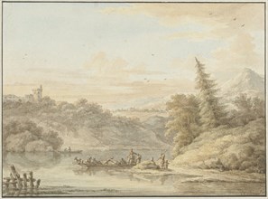 River landscape, 1756-1826. Creator: Cornelis Buys.