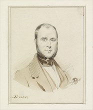 Portrait of Daniel Adolphe Robert Jones, 1841. Creator: Eugene Francois de Block.