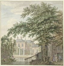 View of Luxemburg House at Maarssen on the Vecht, 1757-1822. Creator: Hermanus Petrus Schouten.