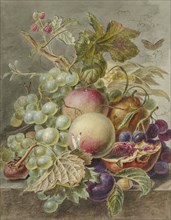 Still life with fruits, 1779-1808. Creator: Jan Evert Morel.