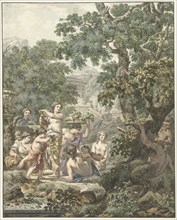 Arcadian landscape, 1765-1781. Creator: Jean Grandjean.