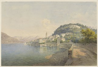 Bellagio on Lake Como, 1824-1888. Creator: Karoly Lajos Libay.