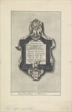 Epitaph of IO. Fr. A Slingelant, 1647 or later.  Creator: Anon.