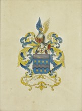 The coat of arms of the Citters family, c. 1777. Creator: Anon.