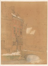 House of tanners in Maastricht, 1839. Creator: Alexander Schaepkens.