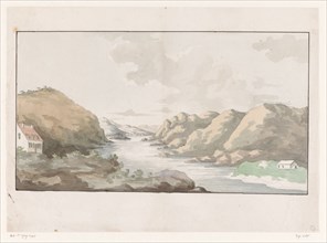 View of the Hudson River, 1700-1800. Creator: Anon.